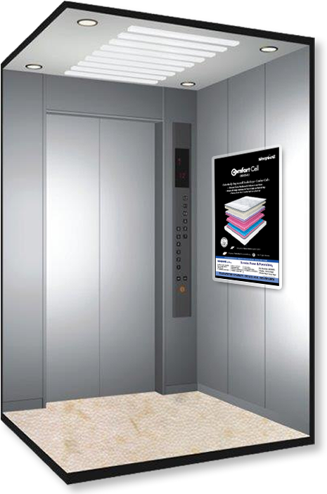 Lift,elevator Advertising Companies In Sector-62 - Elevator Car (476x711), Png Download