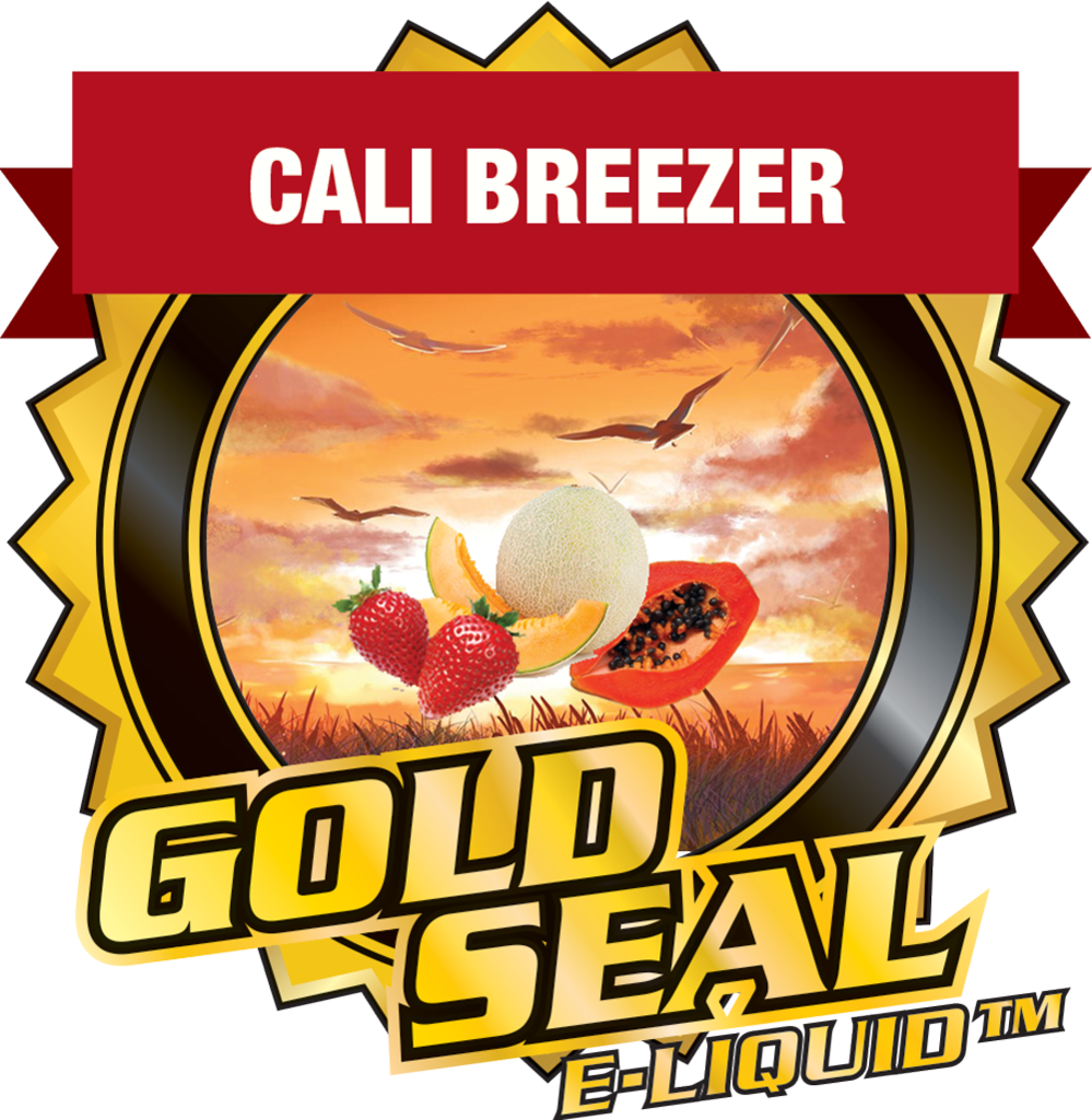 Cali Breezer 50/50 By Gold Seal *sale* - Gold Seal Ejuice (999x1024), Png Download