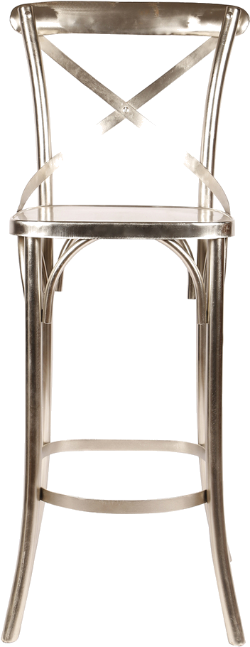 Iron Bar Chair Steel Finish X Saritagf - Chair (959x959), Png Download