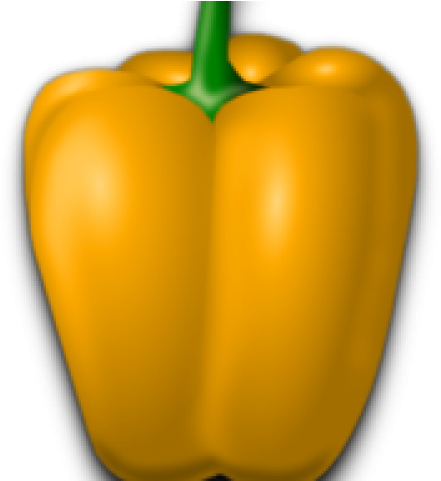 Capsicum Clipart Shimla Mirch - Yellow Pepper (640x480), Png Download