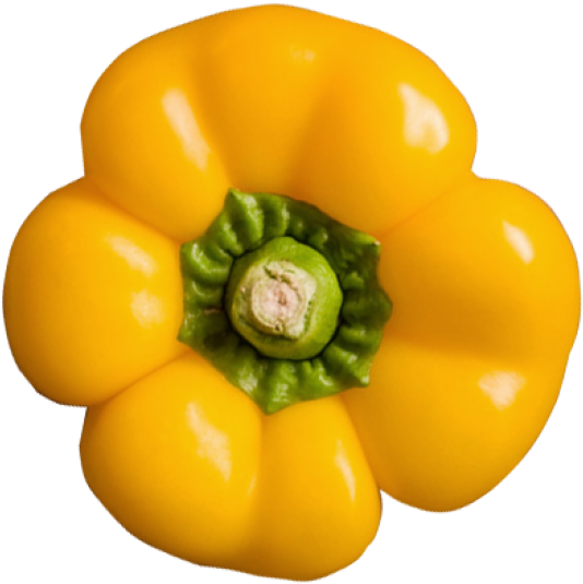 Yellow Pepper (866x650), Png Download