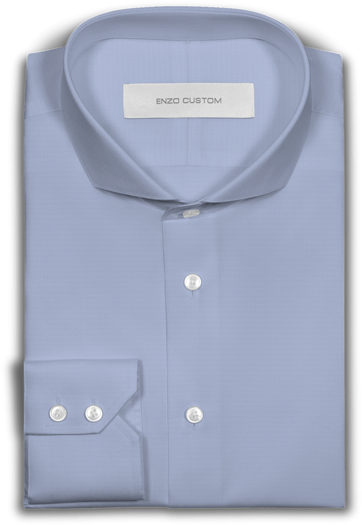 Light Blue Dress Shirt - Button (847x1440), Png Download