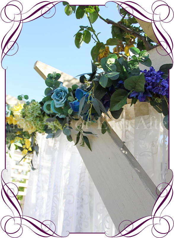 Silk Artificial Rainbow Multicolor Colourful Wedding - Flower Bouquet (608x822), Png Download