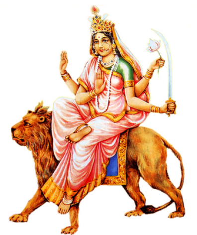 Maa Katyayani (848x471), Png Download
