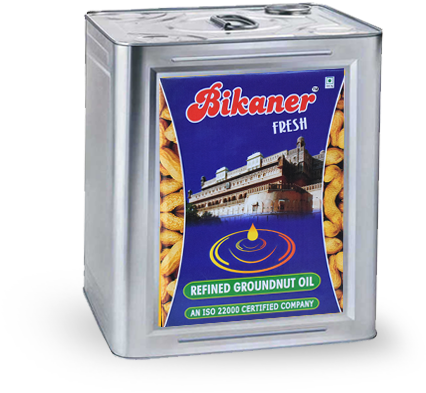 Bikaner Fresh Refined Groundnut Oil - Oil (600x600), Png Download