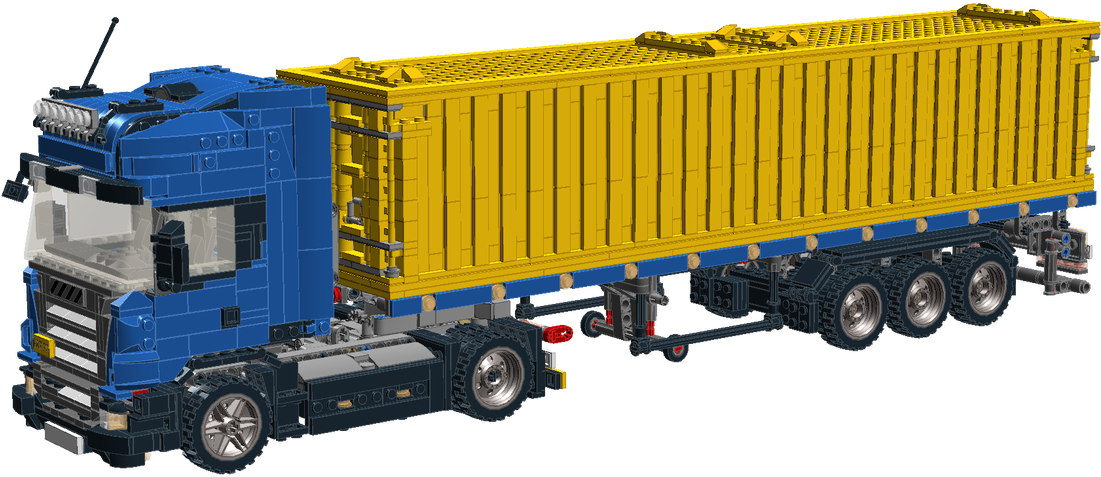 Picture - Trailer Truck (1100x660), Png Download
