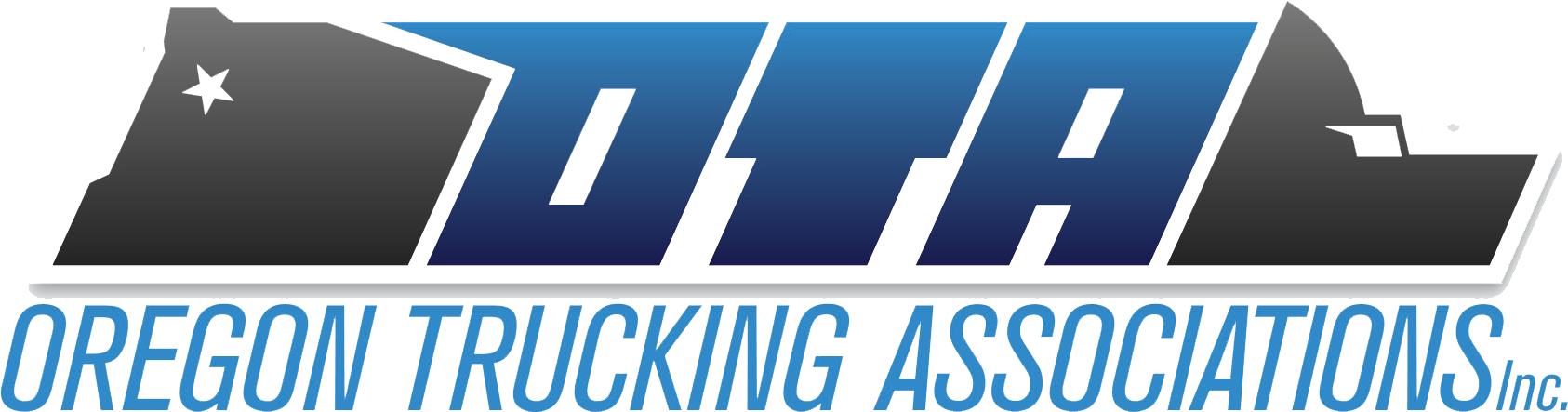 Ota Logo - No Background - Oregon Trucking Association (1707x483), Png Download