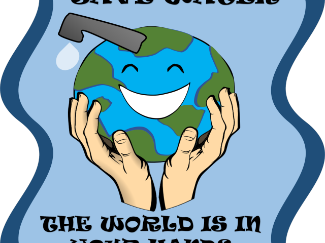 Poster Clipart Save Water Clipart - Clip Art Water Saving (640x480), Png Download