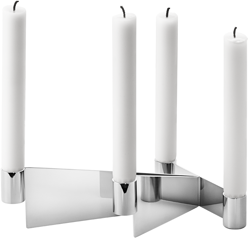 Urkiola Candleholder, Stainless Steel - Georg Jensen Adventstake (1200x1200), Png Download