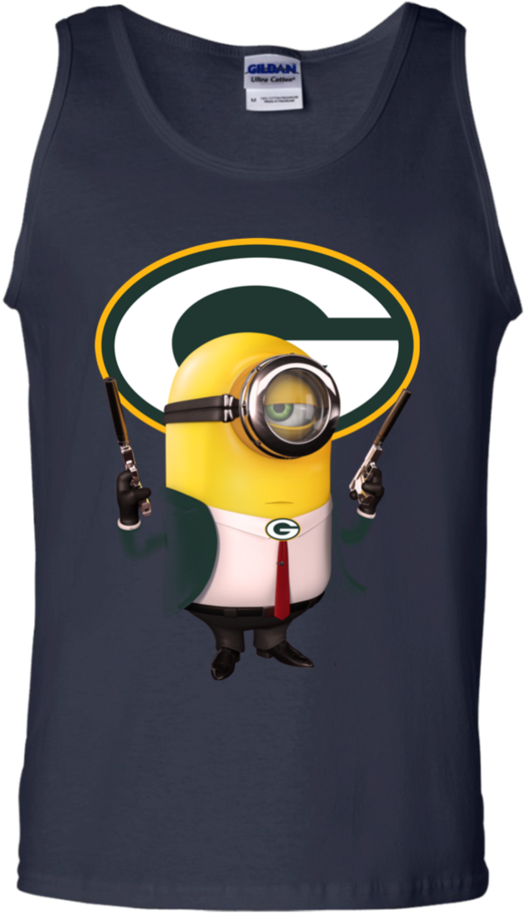 Green Bay Packers Minions T Shirt - Shirt (1024x1024), Png Download