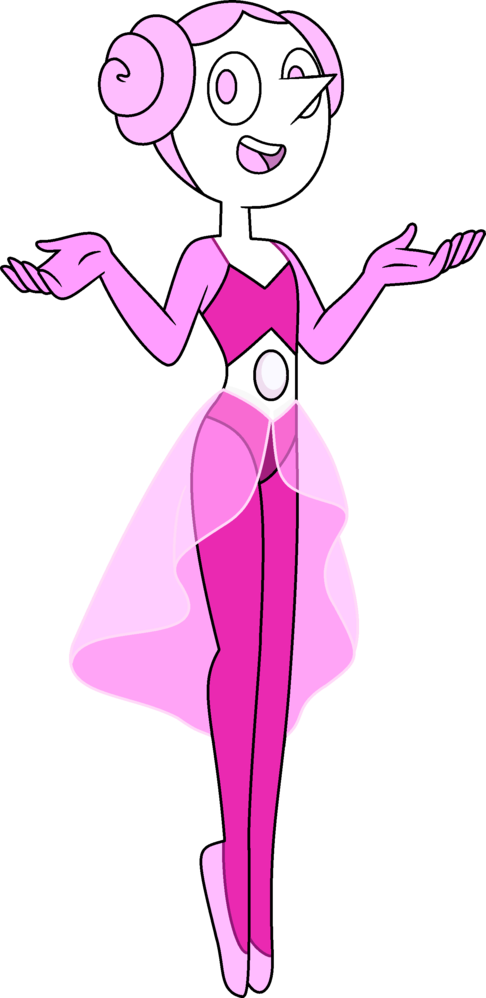 Pink Pearl Steven Universe Pink Pearl, Perla Steven - Steven Universe Pink Pearl (486x998), Png Download