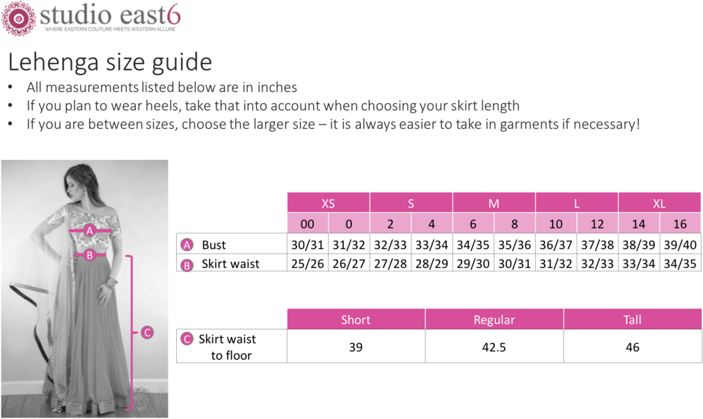 We Tend To Keep An Extra - Lehenga Skirt Measurements (1023x601), Png Download