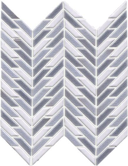 Soci Mosaic Ceramic Cityscape Ryland Chevron Grey - Chest Of Drawers (513x600), Png Download