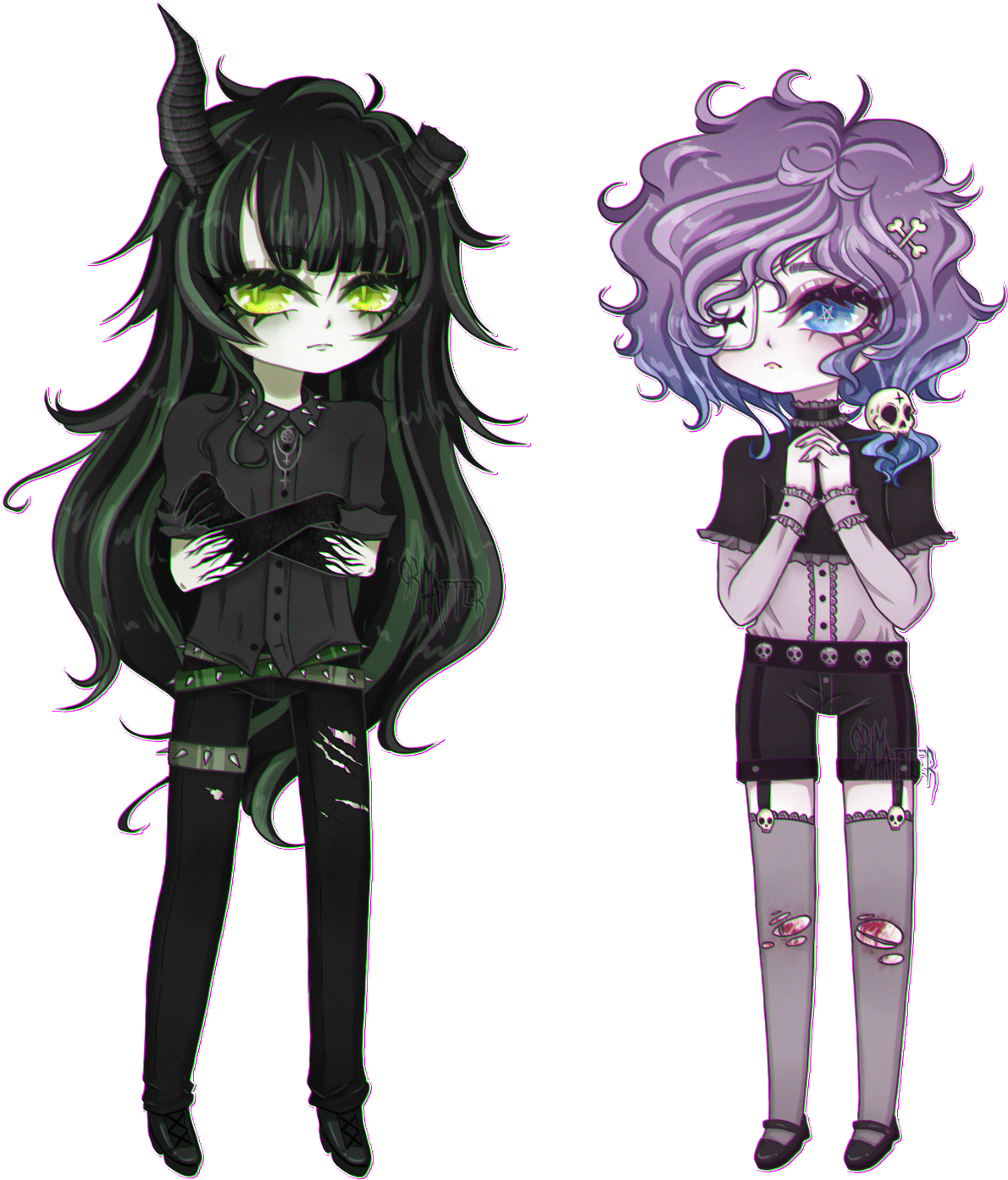 Pastel Goth Boy Anime - Anime (1190x1393), Png Download