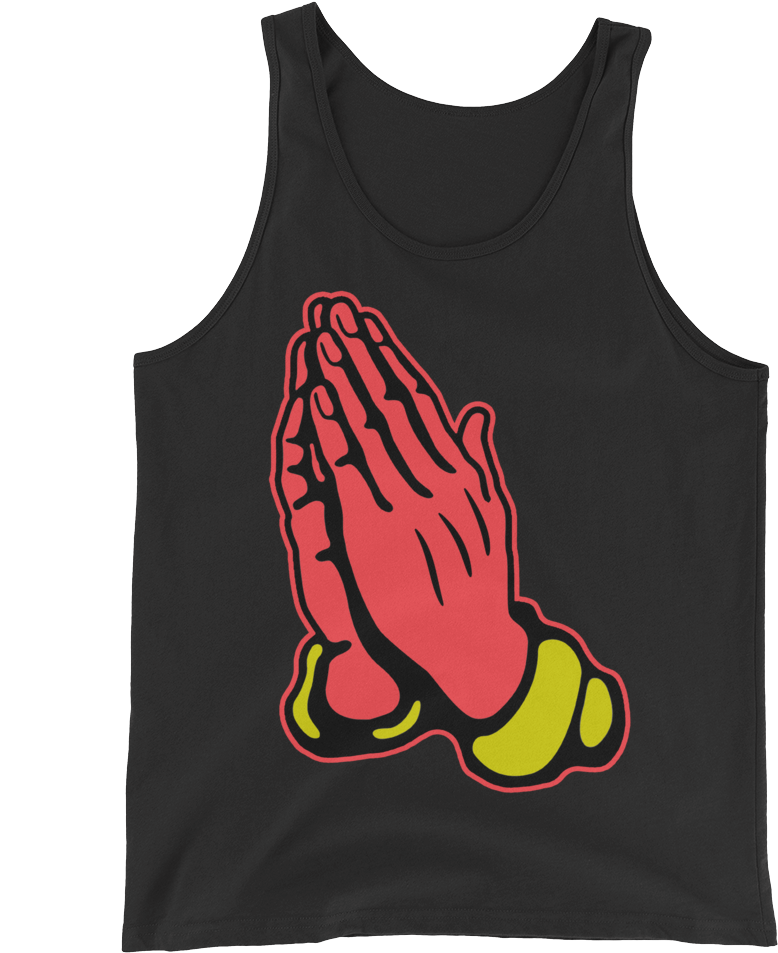 Prayer Hands Tank Top - Shirt (1000x1000), Png Download