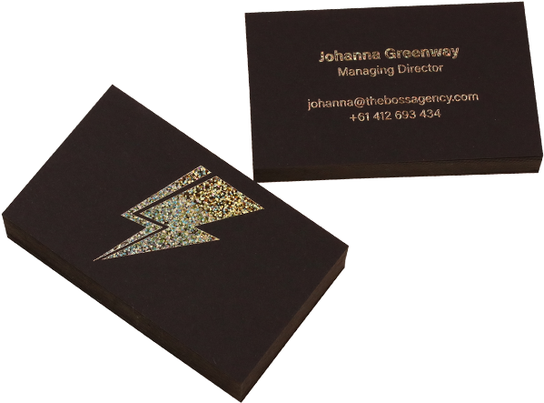 Foil Business Cards - Paper (651x487), Png Download