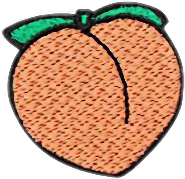 Picture Download Tumblraesthetic Cute Fruit Kawaii - Peach Patch Png (636x616), Png Download
