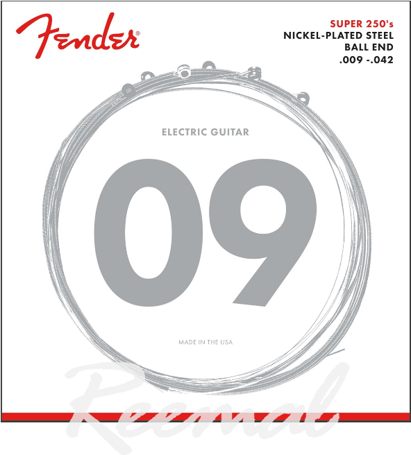 Fender Electric Guitar Strings 9-42 Nps Ball End - Fender Strings 9 (1000x1000), Png Download