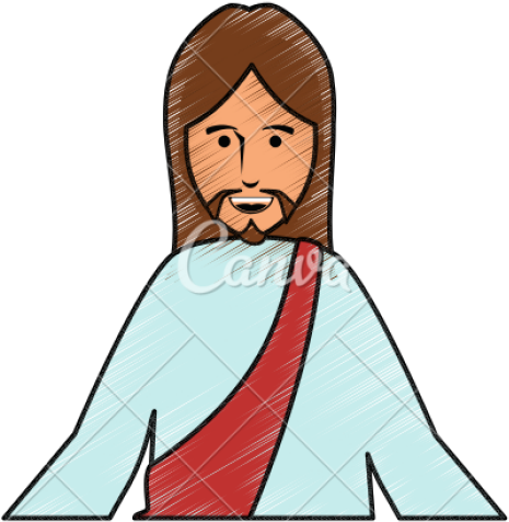 Jesus Christ Cartoon - Jesus Cartoon Face (640x480), Png Download