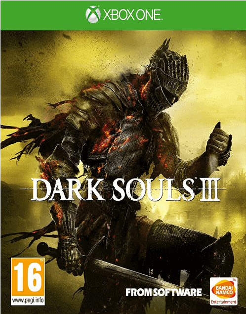 Dark Souls Iii - Dark Souls Three Xbox One (552x700), Png Download