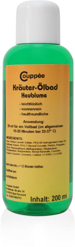 Oil Bath Couppee Wildflowers Extract, 200 Ml - Bottle (900x900), Png Download