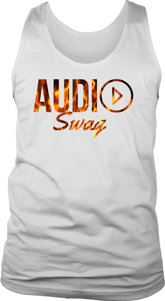 Audio Swag Fire Logo Mens Tank Top - Active Tank (1024x1024), Png Download