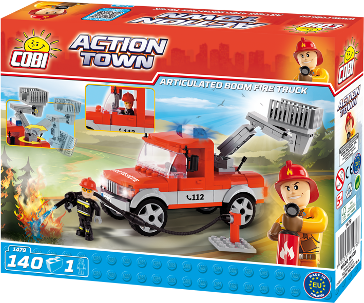 Action Town - Cobi (715x637), Png Download