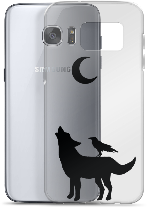 Wolf Howling - Smartphone (1000x1000), Png Download