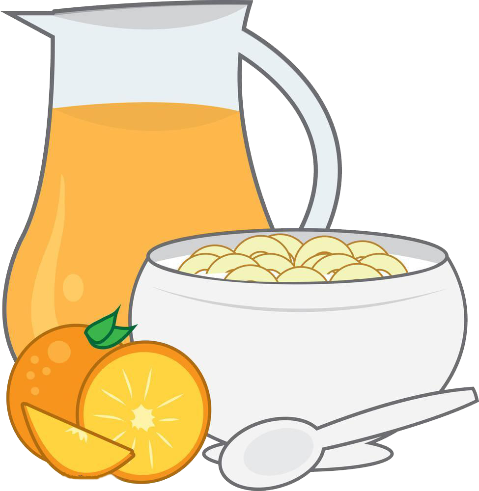 Milk Clipart Orange Juice (975x1000), Png Download