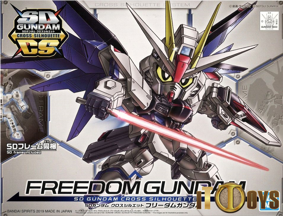 Sd Gundam Cross Silhouette [008] Freedom Gundam - Sd Gundam Cross Silhouette Freedom Gundam (956x956), Png Download