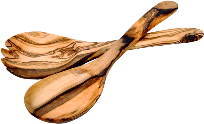 Wooden Spoon Set Png (900x598), Png Download