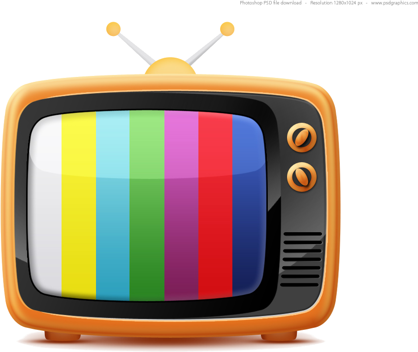 Retro Tv Icon - Tv Icon (1024x768), Png Download