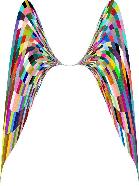 Clipart Colorful Angel Wings - Colorful Angel Wings Transparent (590x792), Png Download