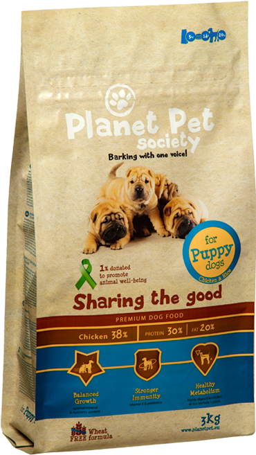 Planet Pet Society Puppy Chicken & Rice 3 Kg, - Planet Pet Dog Food Review (525x700), Png Download