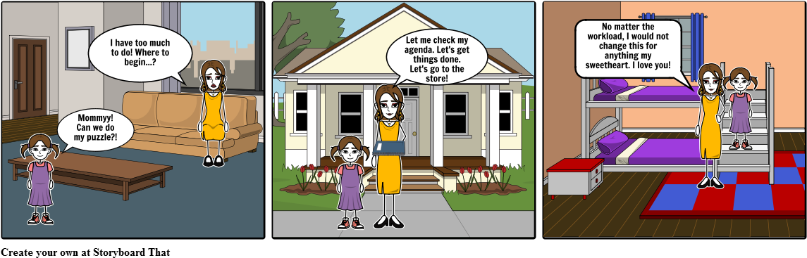 Single Mother - Go To A Friend's House (1164x385), Png Download