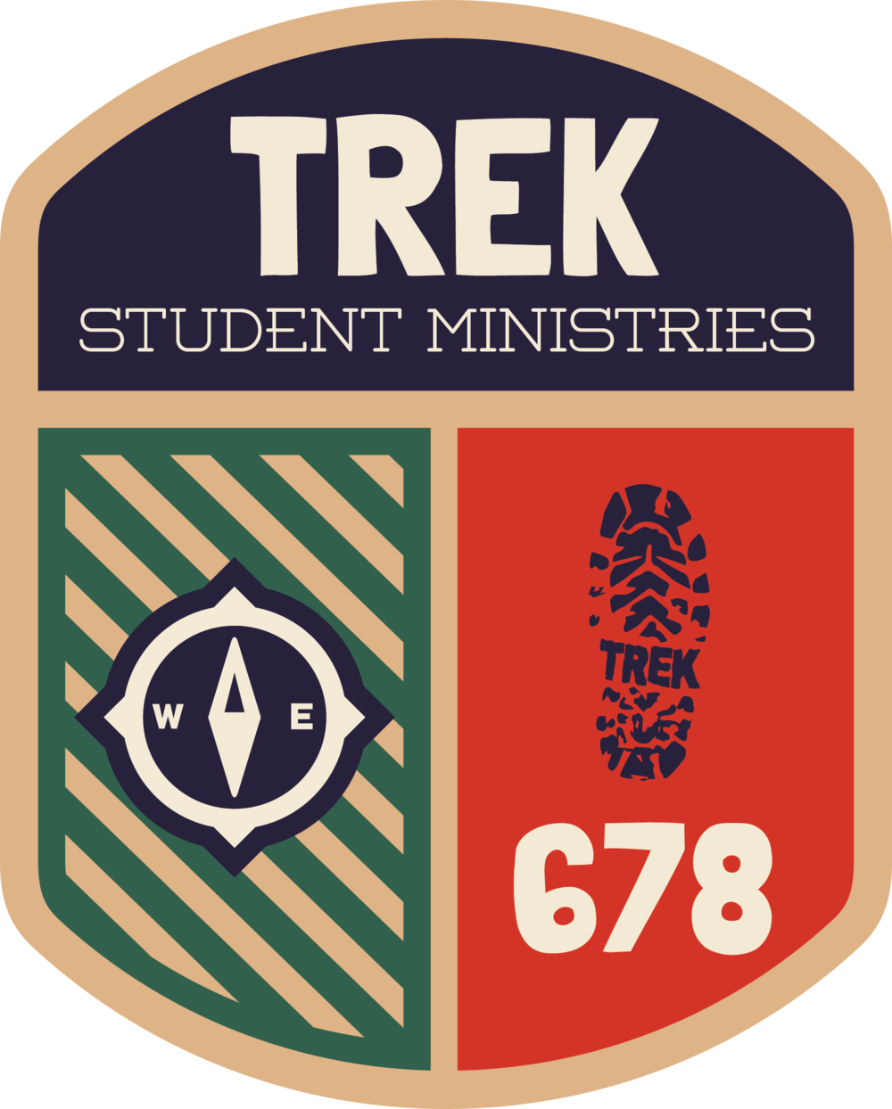 Trek Student Ministries Color - Emblem (1000x1244), Png Download