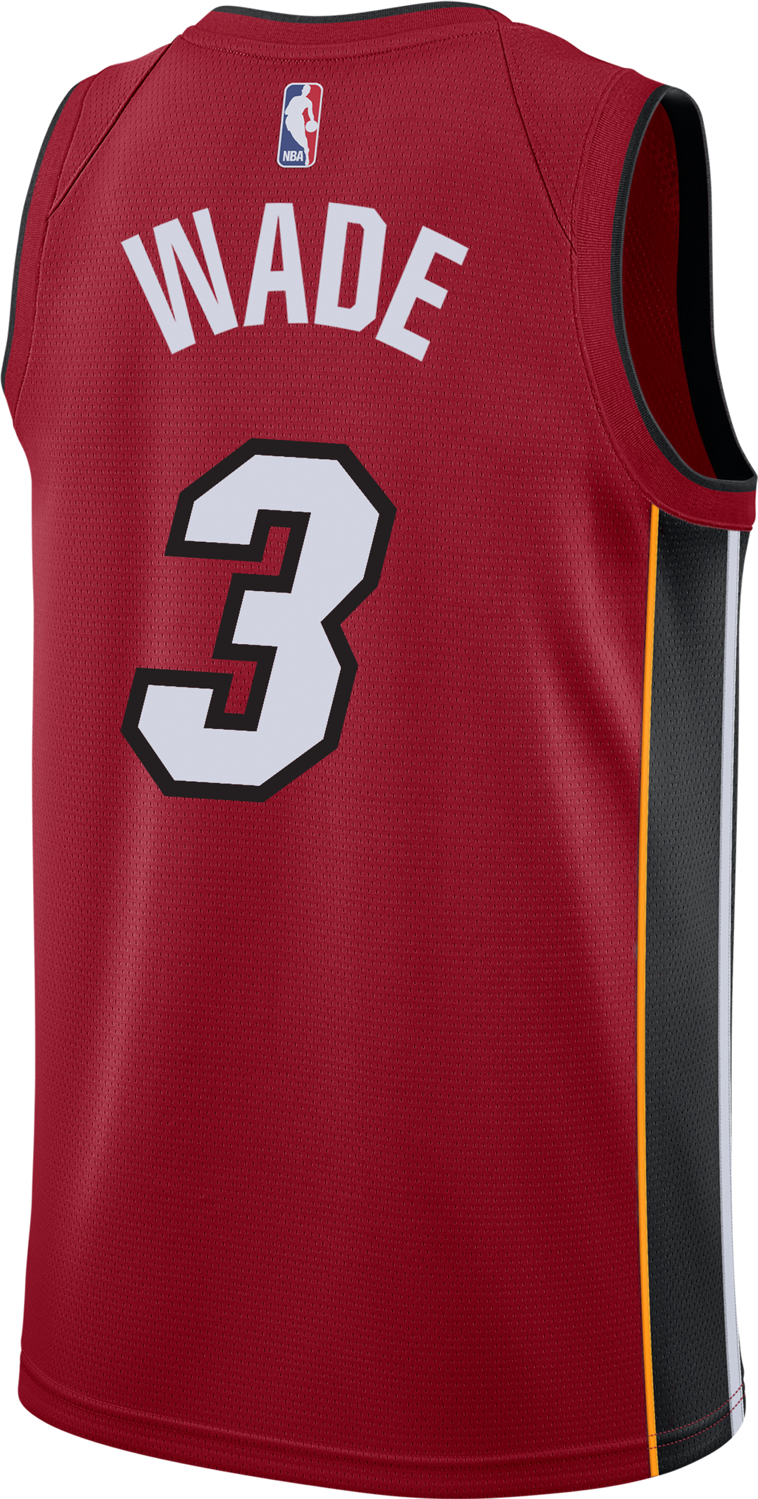 Dwyane Wade Nike Miami Heat Statement Red Swingman - Miami Heat Jersey (3326x3326), Png Download