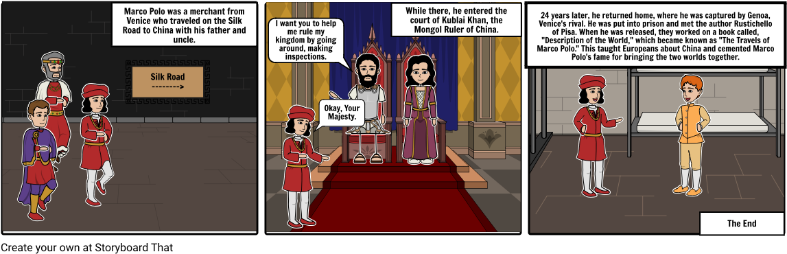 Marco Polo - Cartoon (1164x385), Png Download