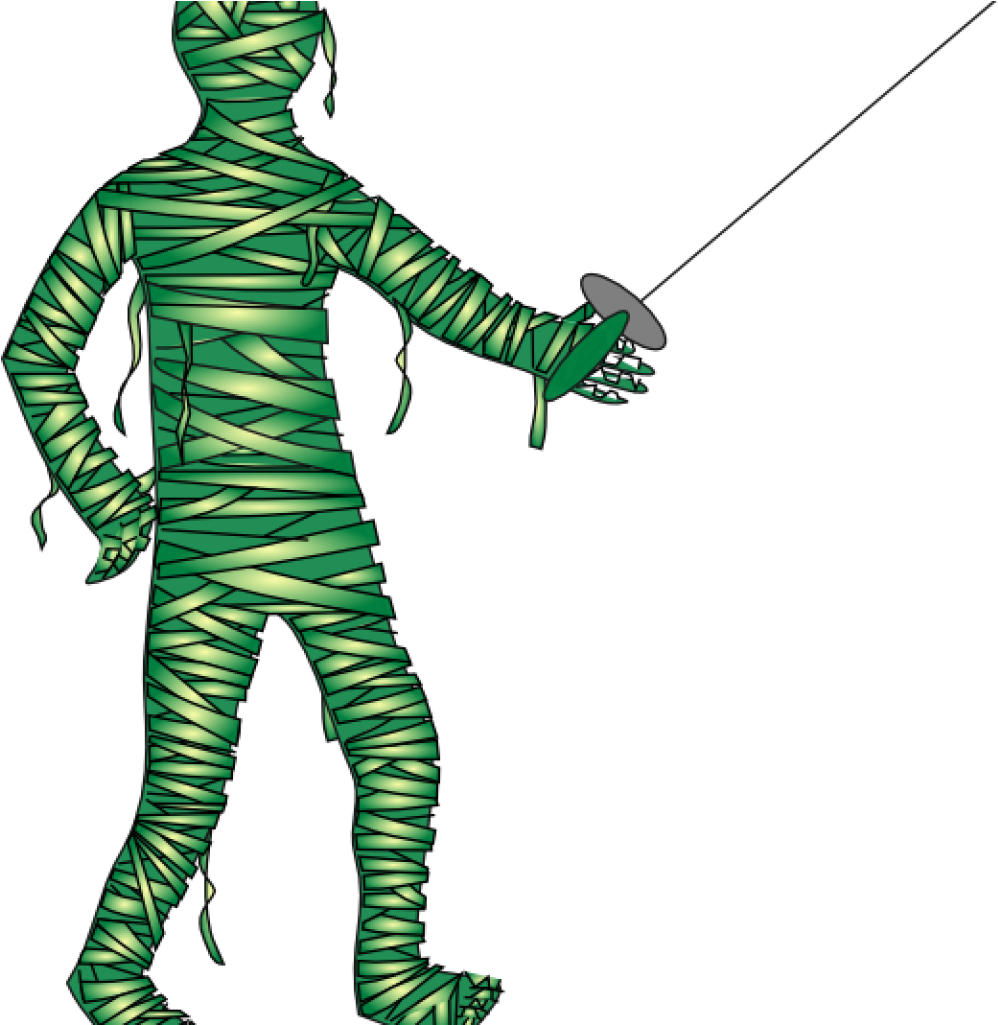 Mummy Clip Art Green Fencing Mummy Clip Art At Clker - Egyptian Mummy Clip Art (1024x1024), Png Download