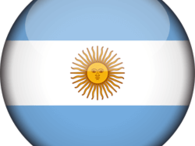 Argentina Flag Clipart Png - Bandera De Argentina (640x480), Png Download