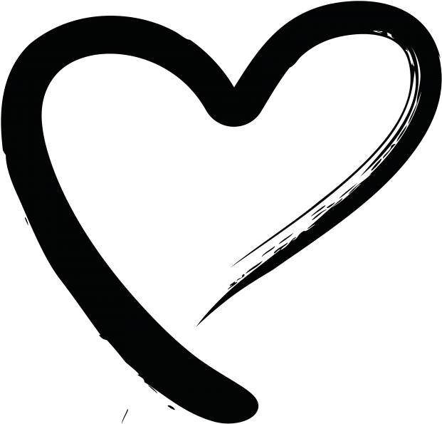 Hand Drawn Heart - Heart (866x650), Png Download