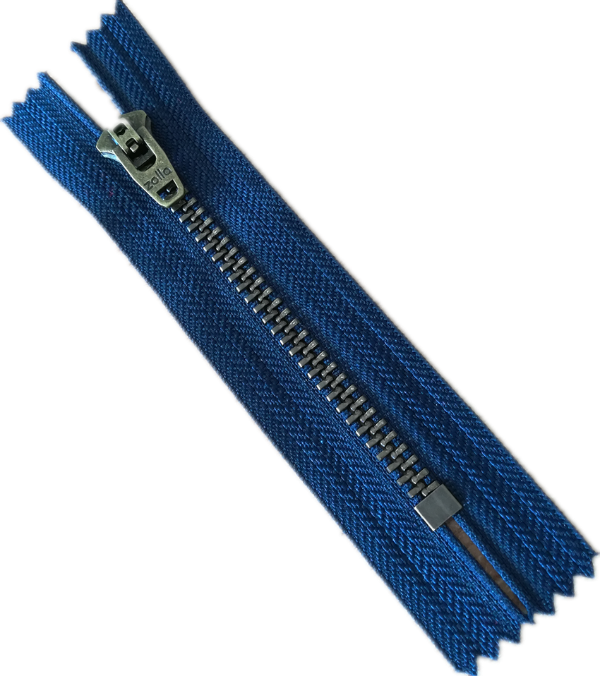 Metal Zipper Gold Teeth With Slider, Metal Zipper Gold - Zipper (850x958), Png Download