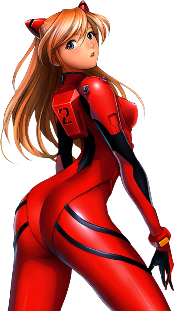 Neon Genesis Evangelion Souryuu Asuka Langley Bodysuit - Cartoon (745x1050), Png Download