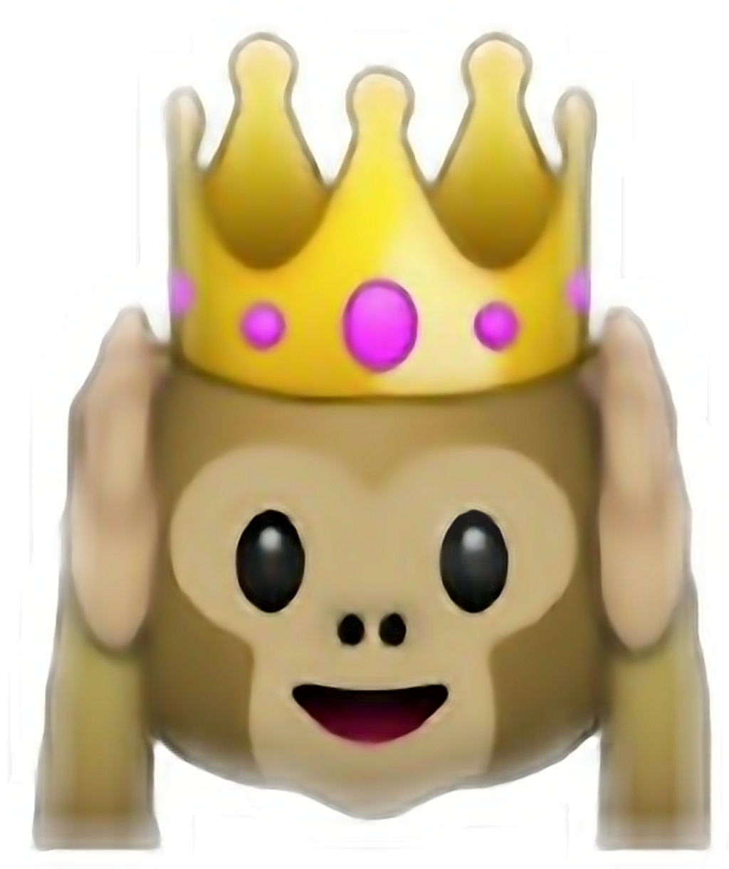 #emotions #emoticon #emoji #emojis #cute #baby #tumblr - Monkey Emoji Whatsapp Png (1024x1220), Png Download