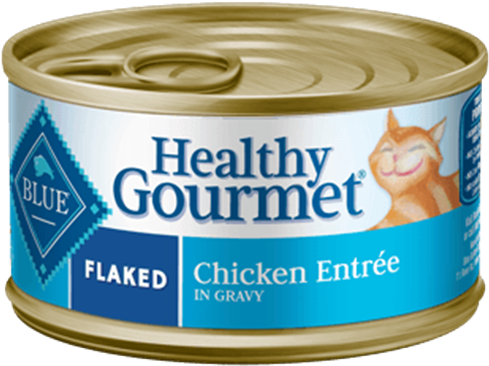 Lg 40d644 Blue Buffalo Healthy Gourmet Flaked Chicken - Cat (595x800), Png Download