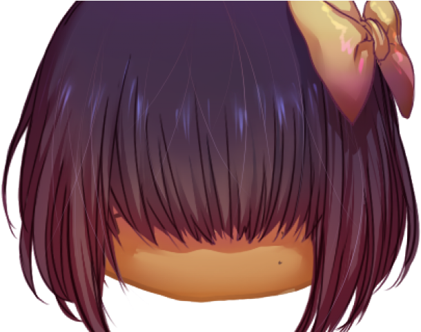 Long Hair Clipart Bangs - Lace Wig (640x480), Png Download