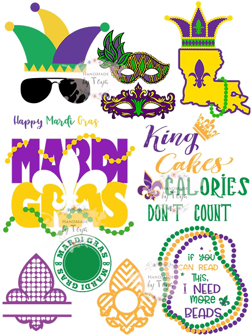 Mardi Gras Transparent Png (500x667), Png Download
