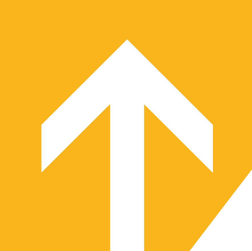 Cpbc Yellow Arrow No Back - Restroom Sign With Up Arrow (883x882), Png Download