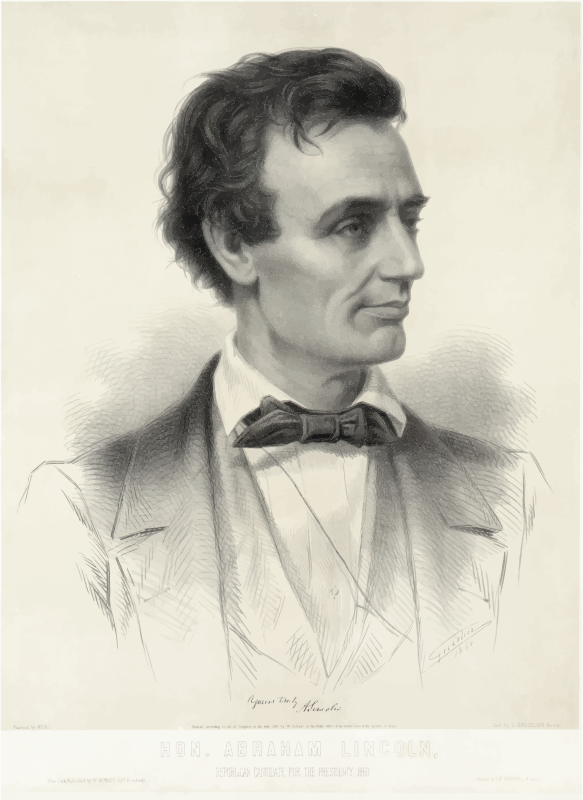 Presidential Candidate Abraham Lincoln - Life Of Abraham Lincoln Ida Tarbell (583x800), Png Download