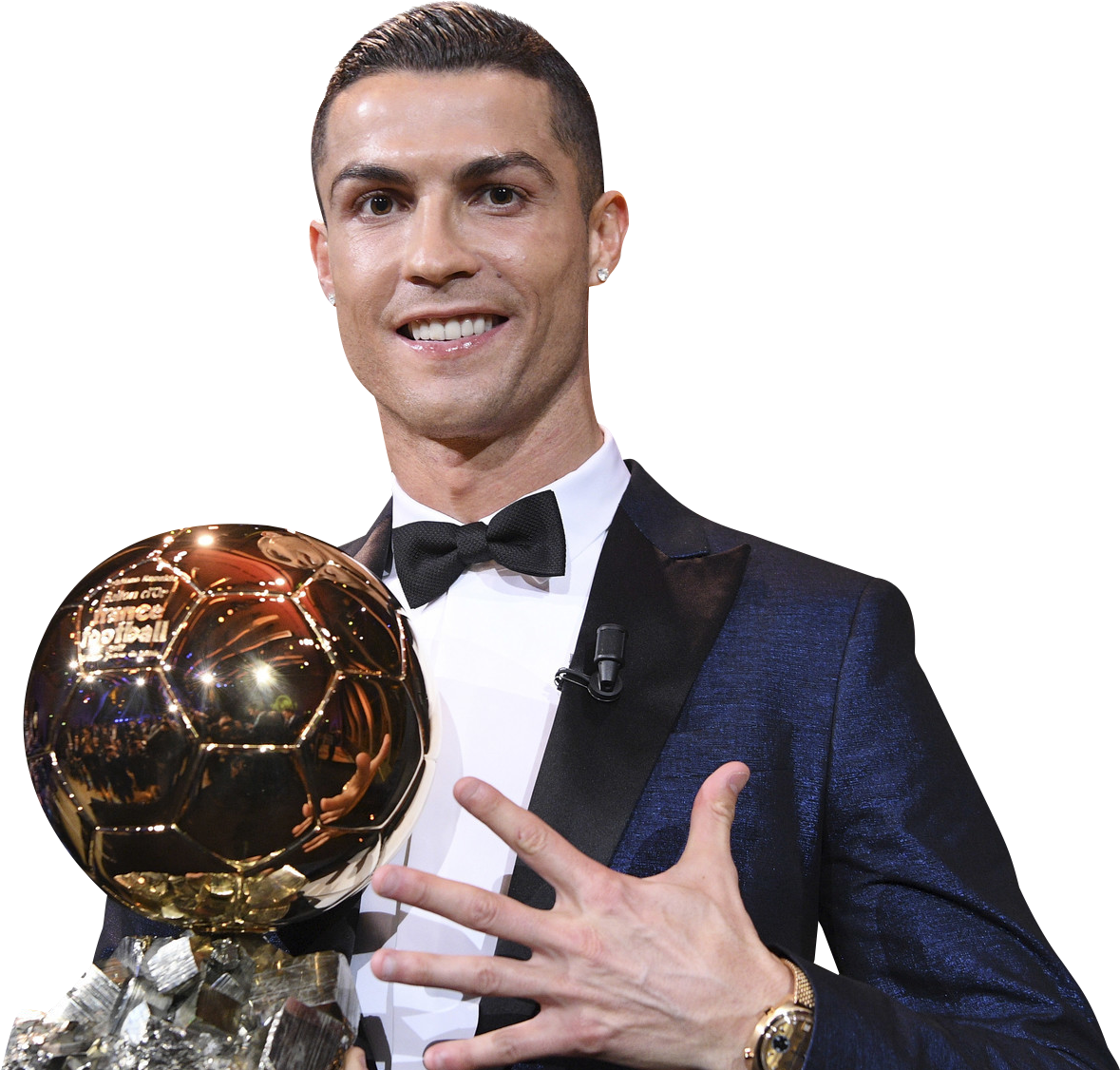 Sticker De Eder Sur Other Cristiano Ronaldo Ballon - Ballon D Or 2018 Live (1500x1125), Png Download